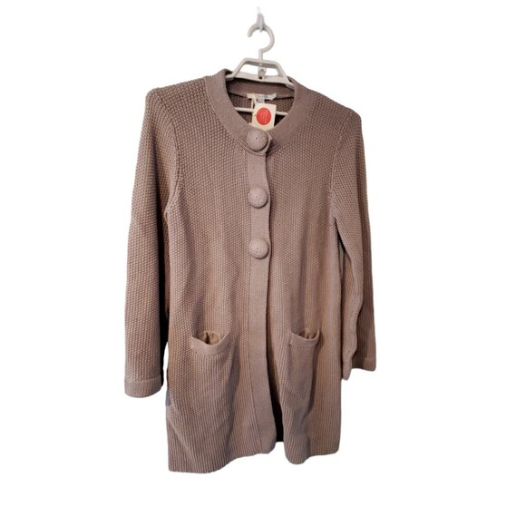 Boden nwt cardigan sweater womens US 14 gray long line coat - Picture 1 of 4